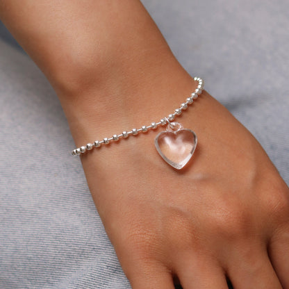 Heart Pendant Bracelet