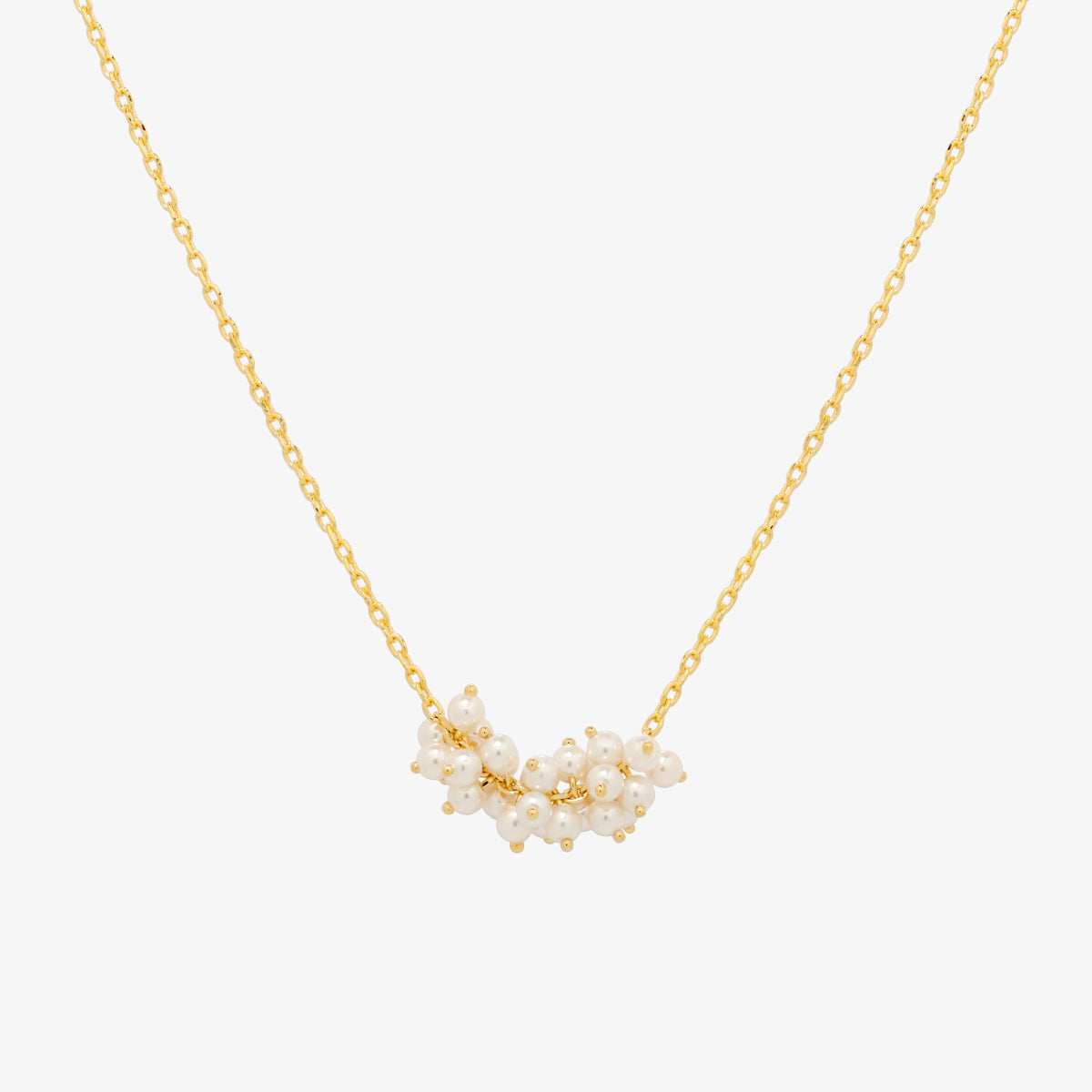 Pearl Cluster Necklace