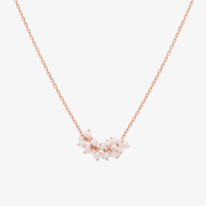Pearl Cluster Necklace