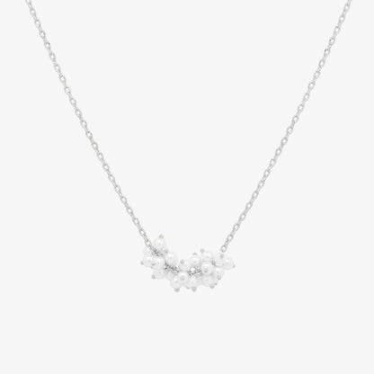 Pearl Cluster Necklace