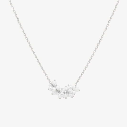 Pearl Cluster Necklace