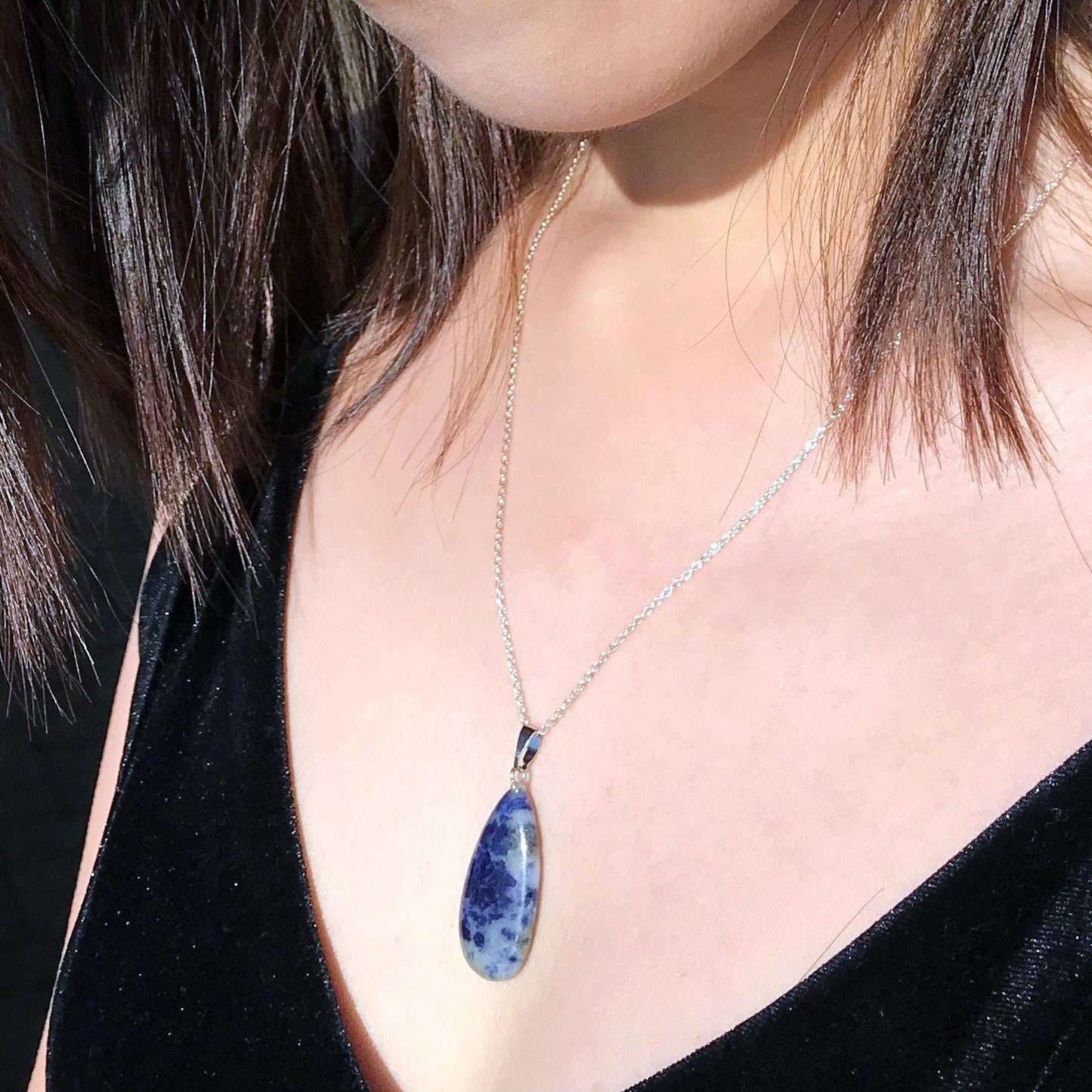 Sodalite Gemstone Necklace
