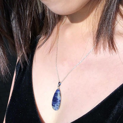 Sodalite Gemstone Necklace
