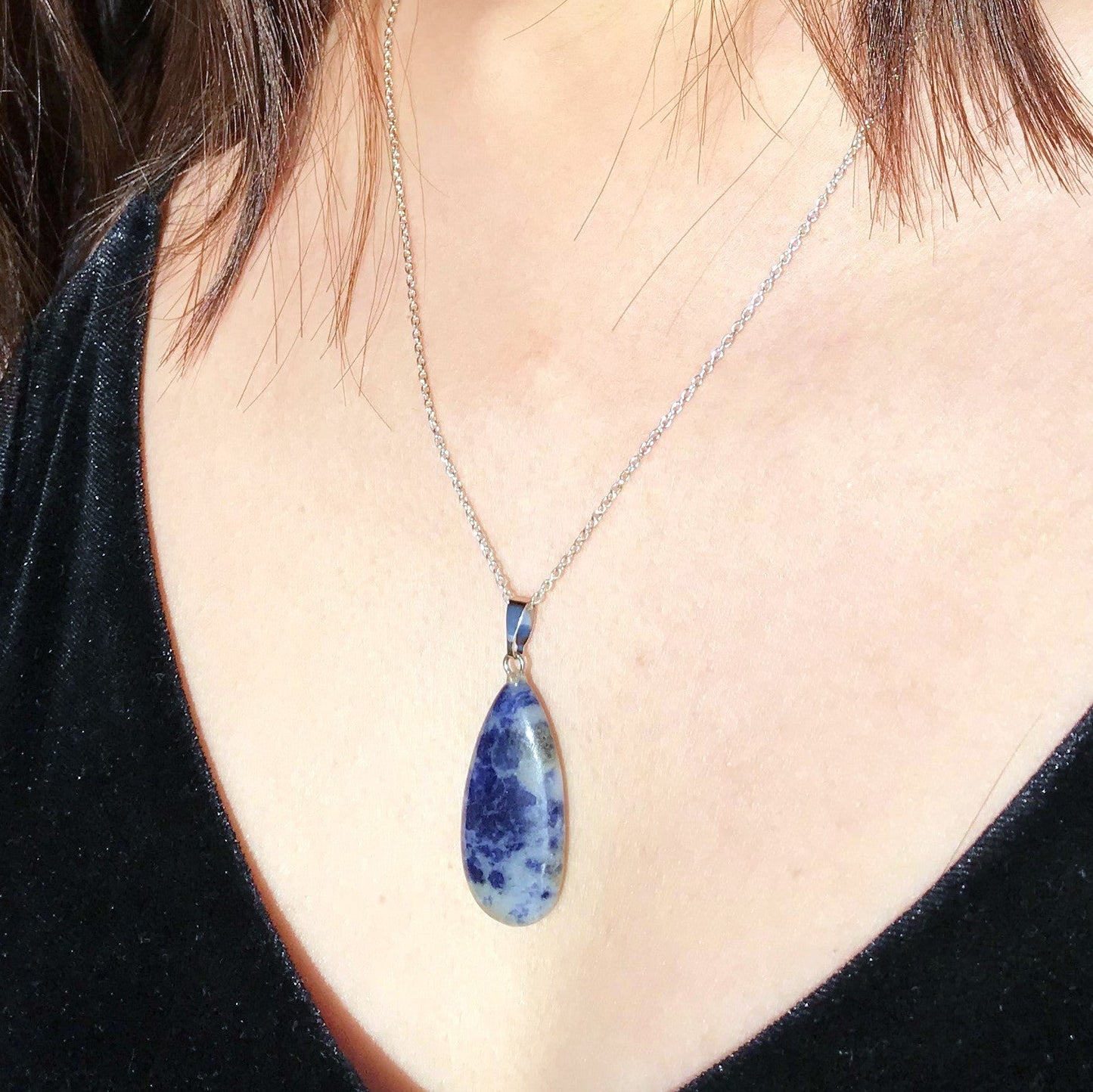 Sodalite Gemstone Necklace